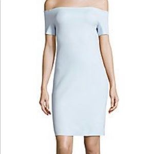 HELMUT LANG Ice blue Scuba dress